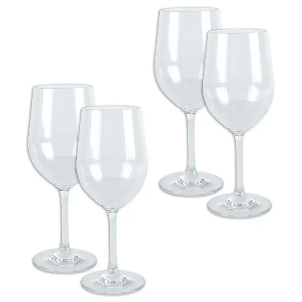 4pc Wildtrak Tritan Plastic 355ml Wine Glass Outdoor Camping Drinking Cup/Mug
