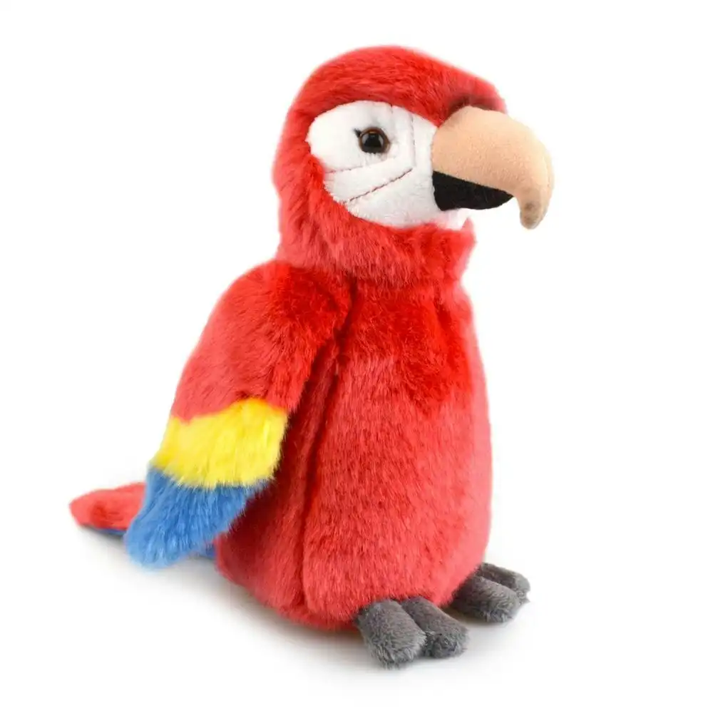 Lil Friends 18cm Parrot Kids/Children/Toddler Soft Plush Animal Toy Red 3y+