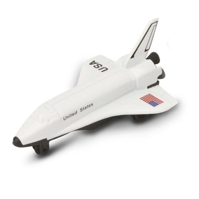 Transport Small Diecast Space Shuttle Pull Back Toys 9cm Metal 3y+ Kids/Children