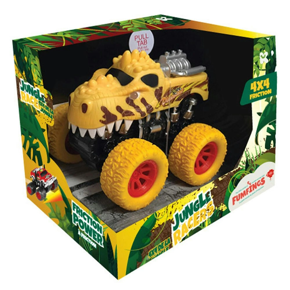 Transport 16cm 2072 Jungle Racers Dinosaur Friction 4x4 Truck Kids 3y+ Assorted