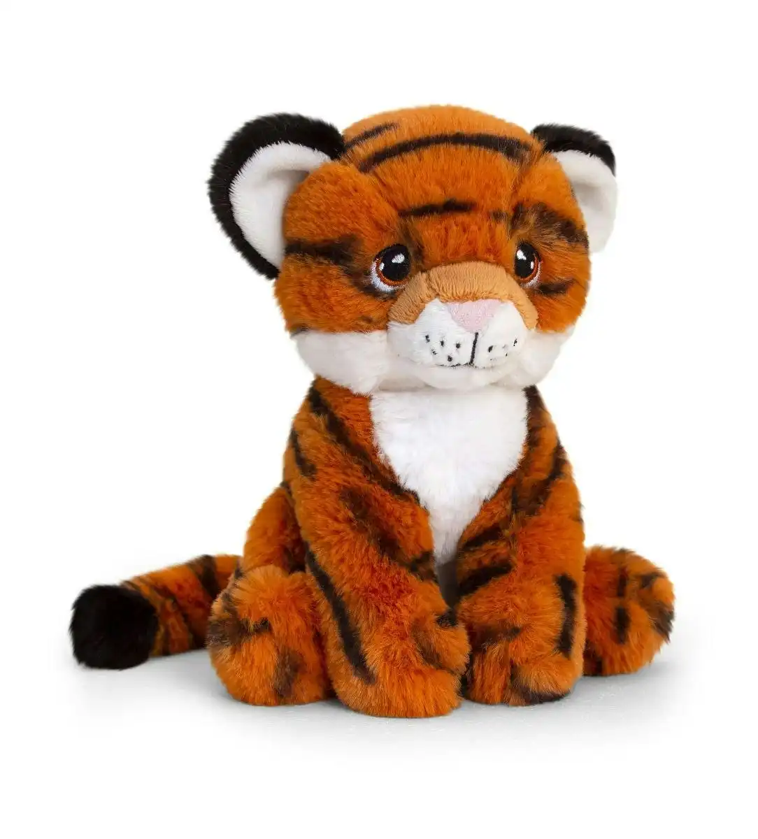 Keeleco 18cm Tiger Kids/Children Animal Soft Plush Stuffed Toy Brown 3y+