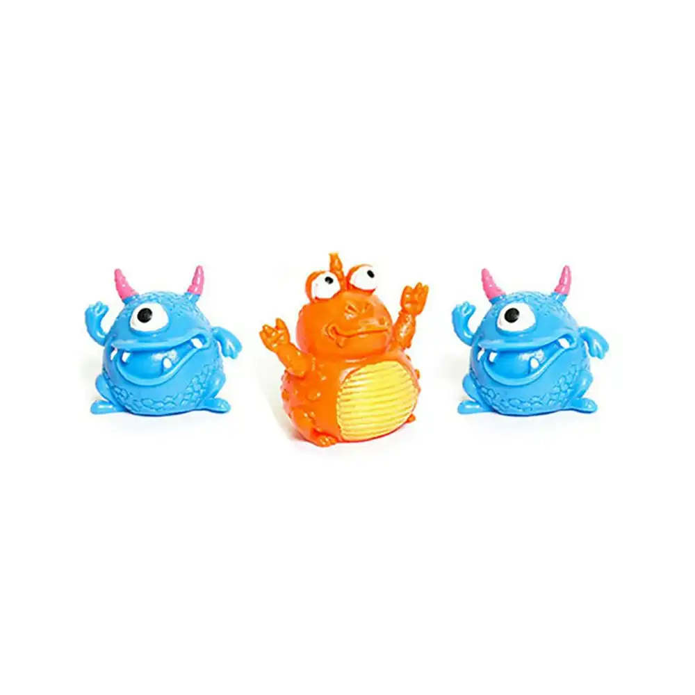 3x Fumfings Novelty 8cm Sticky Monsters Collectibles Fun Toy Kids/Child 3y+ Asst