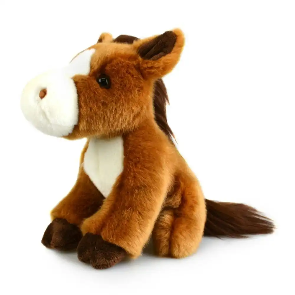 Lil Friends 18cm Horse Soft Animal Plush Stuffed Toy Kids/Children 3y+ Brown