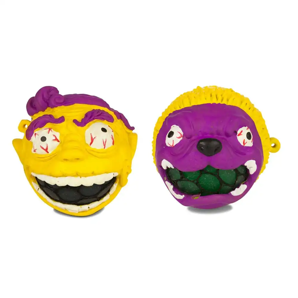 2x Fumfings Novelty Squeezy/Stretch Monster Bubble Mouths 6cm Toy Kids 3y+ Asst
