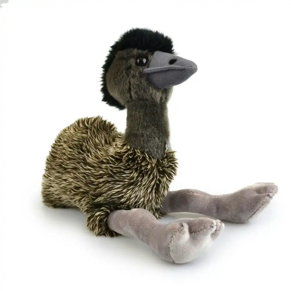 Lil Friends 18cm Emu Kids/Children/Toddler Soft Plush Animal Toy Black 3y+