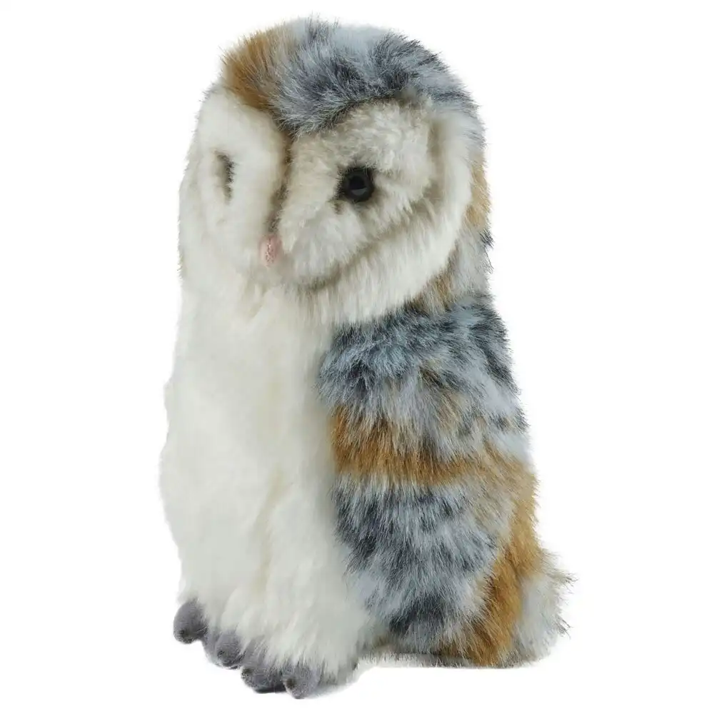 Living Nature Barn Owl Stuffed Animals Plush Toys Infant/Baby 0m+ Grey Med 19cm