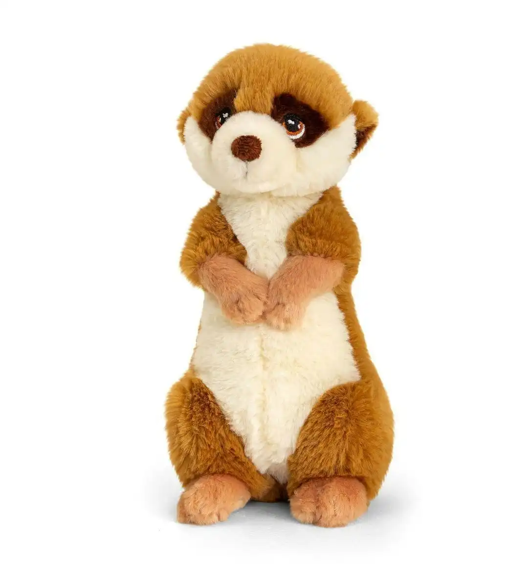 Keeleco 22cm Meerkat Kids/Children Animal Soft Plush Stuffed Toy Brown 3y+