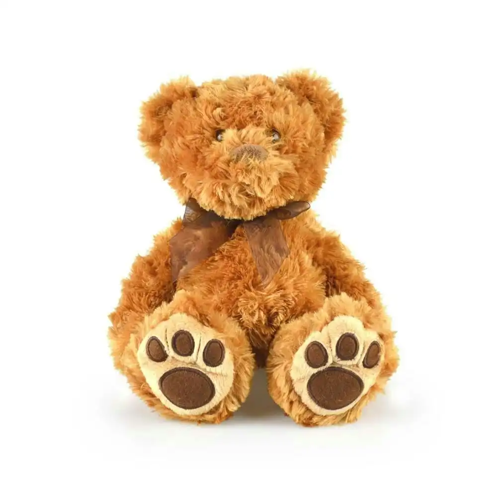 Korimco Marley Bear Kids/Toddler/Children 35cm Soft Plush/Stuffed Toys 3y+ Brown