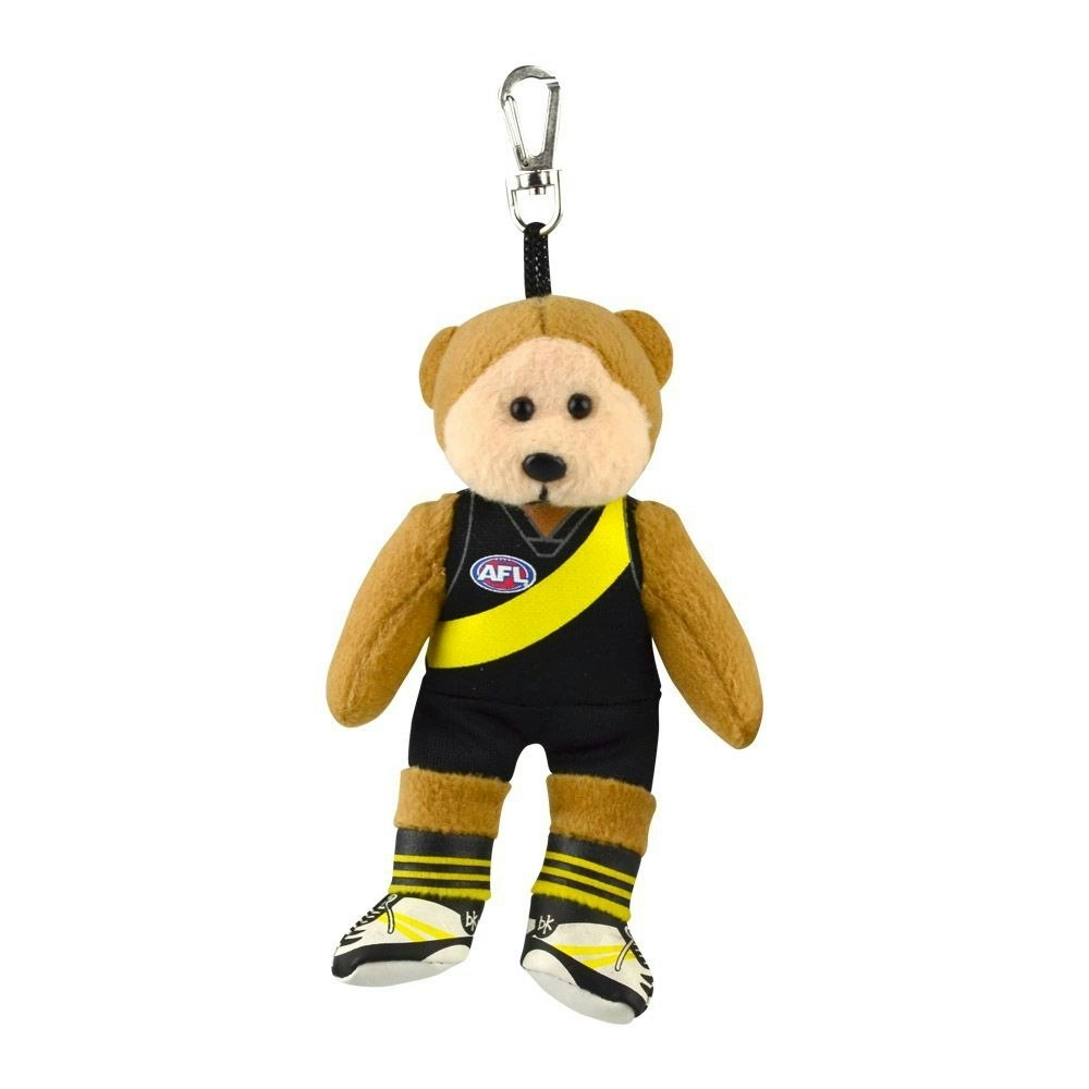 AFL Keyclip Richmond Kids/Children 14cm Footy Team Soft Collectible Toy 3y+