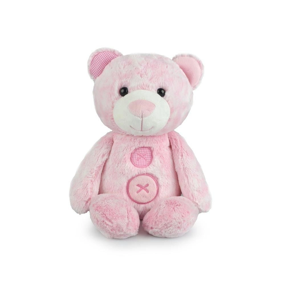 Korimco 28cm Patches Bear Soft Animal Plush Stuffed Toy Kids/Children 3y+ Pink