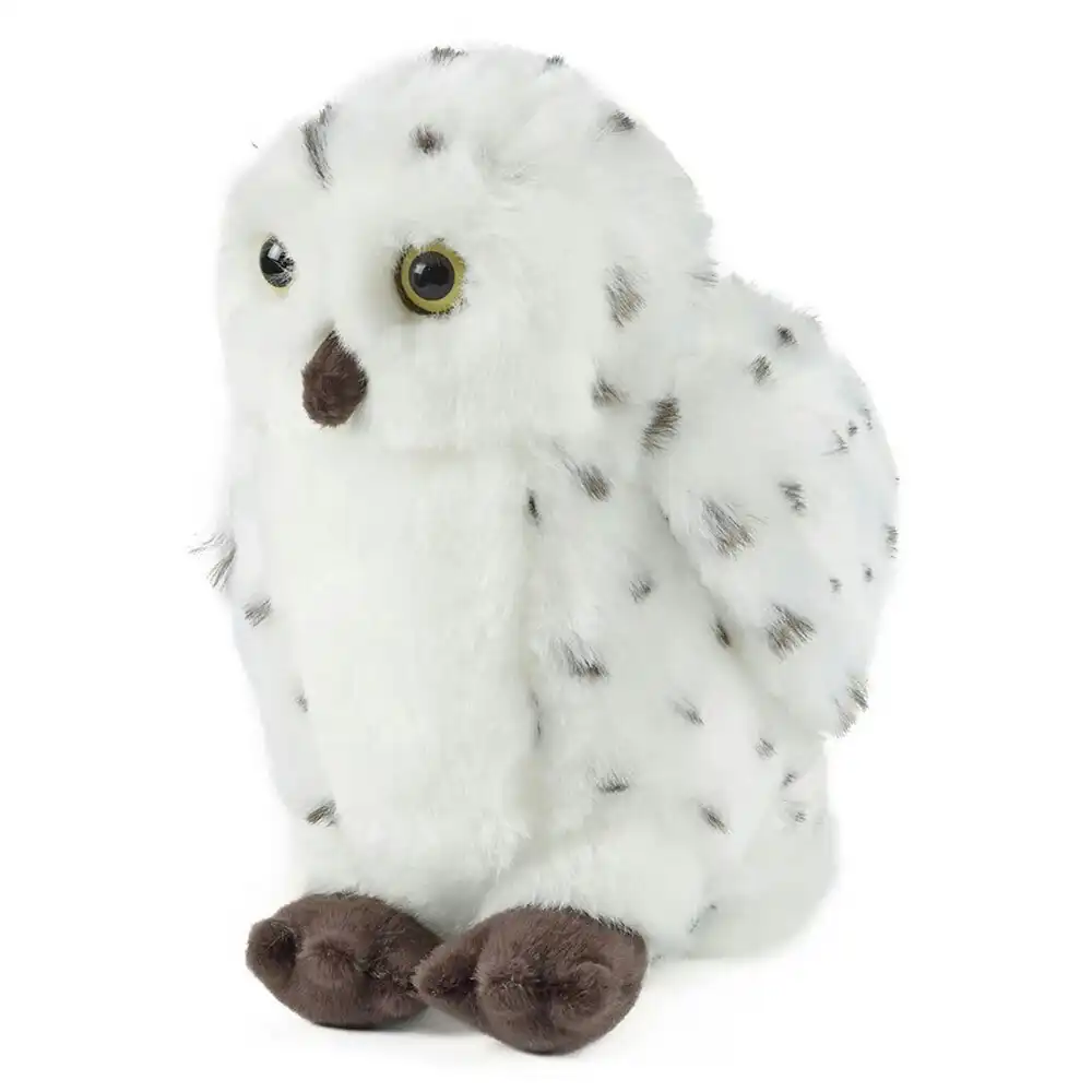 Living Nature Snowy Owl Med 18cm Soft Plush Stuffed Toy Baby/Infant/Children 0m+