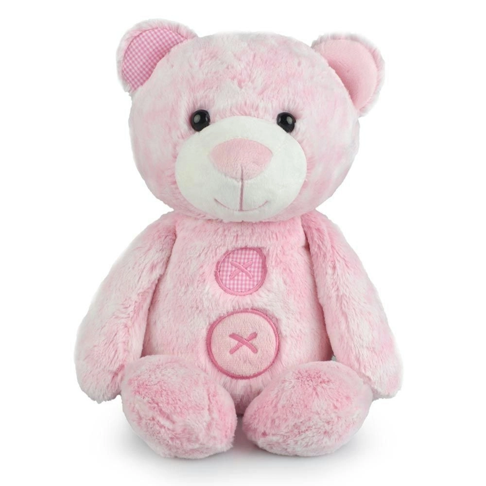 Korimco 38cm Patches Bear Soft Animal Plush Stuffed Toy Kids/Children 3y+ Pink