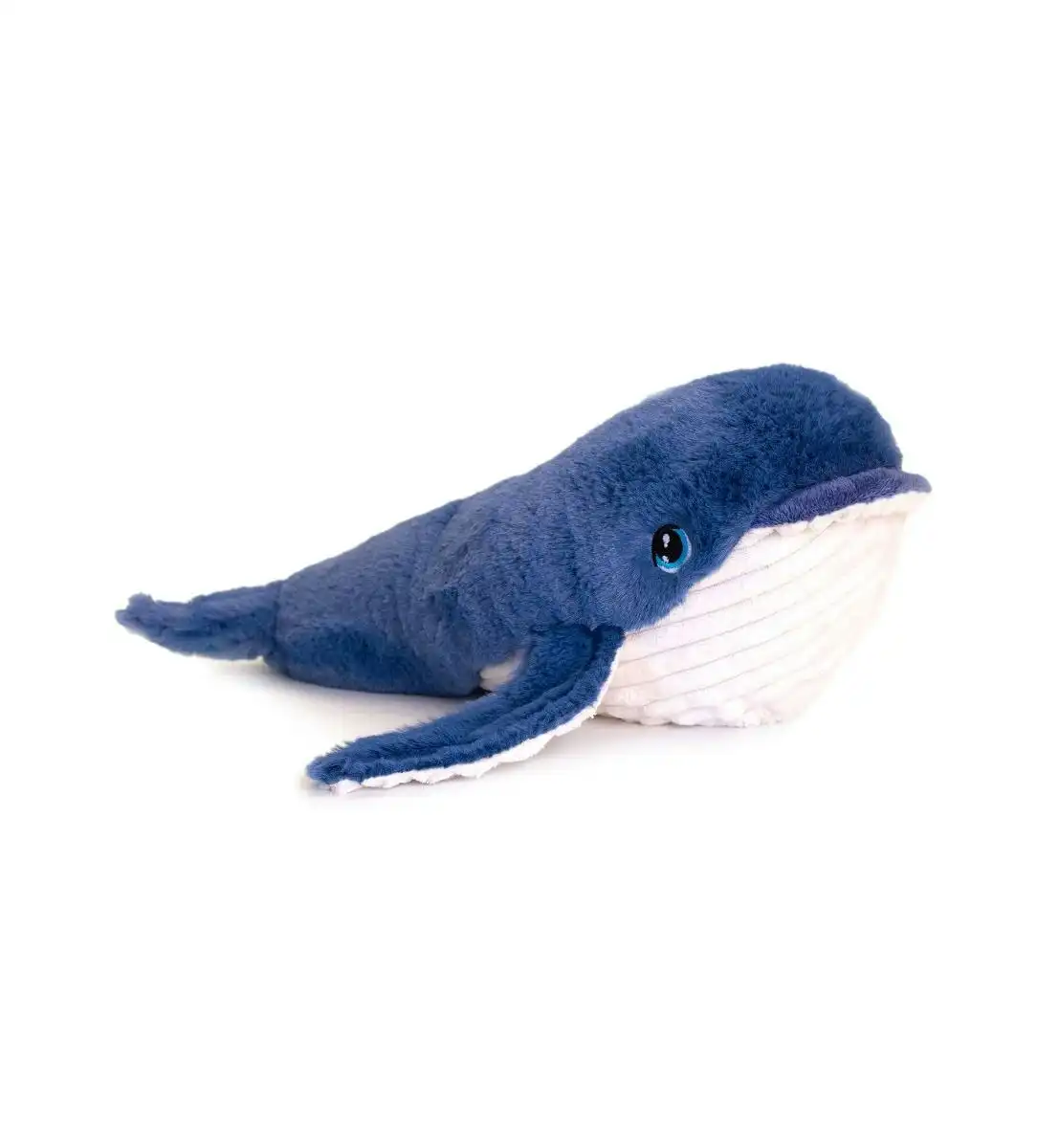 Keeleco 25cm Whale Kids/Toddler/Children Soft Animal Plush Stuffed Toy 3y+ Blue