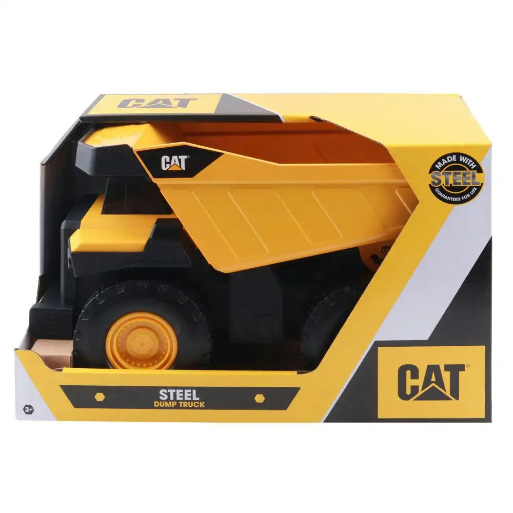 Cat 45cm Steel Dump Truck Kids/Children Construction Vehicle Toy 3y+ Yellow