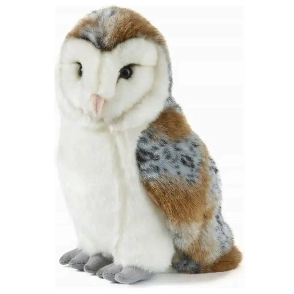 Living Nature Barn Owl Large 30cm Soft Stuffed Animals Plush Toy Infant/Baby 0m+