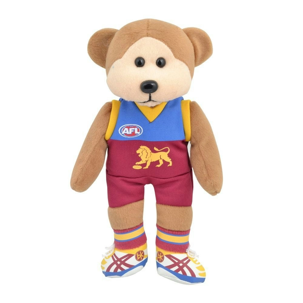 AFL Player Bris Kids/Children 30cm Footy Team Soft Collectable Bear Toy 3y+