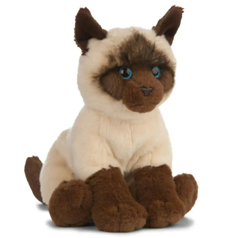 Living Nature Siamese Cat 20cm Soft Plush Toys Animals Baby/Infant/Children 0m+