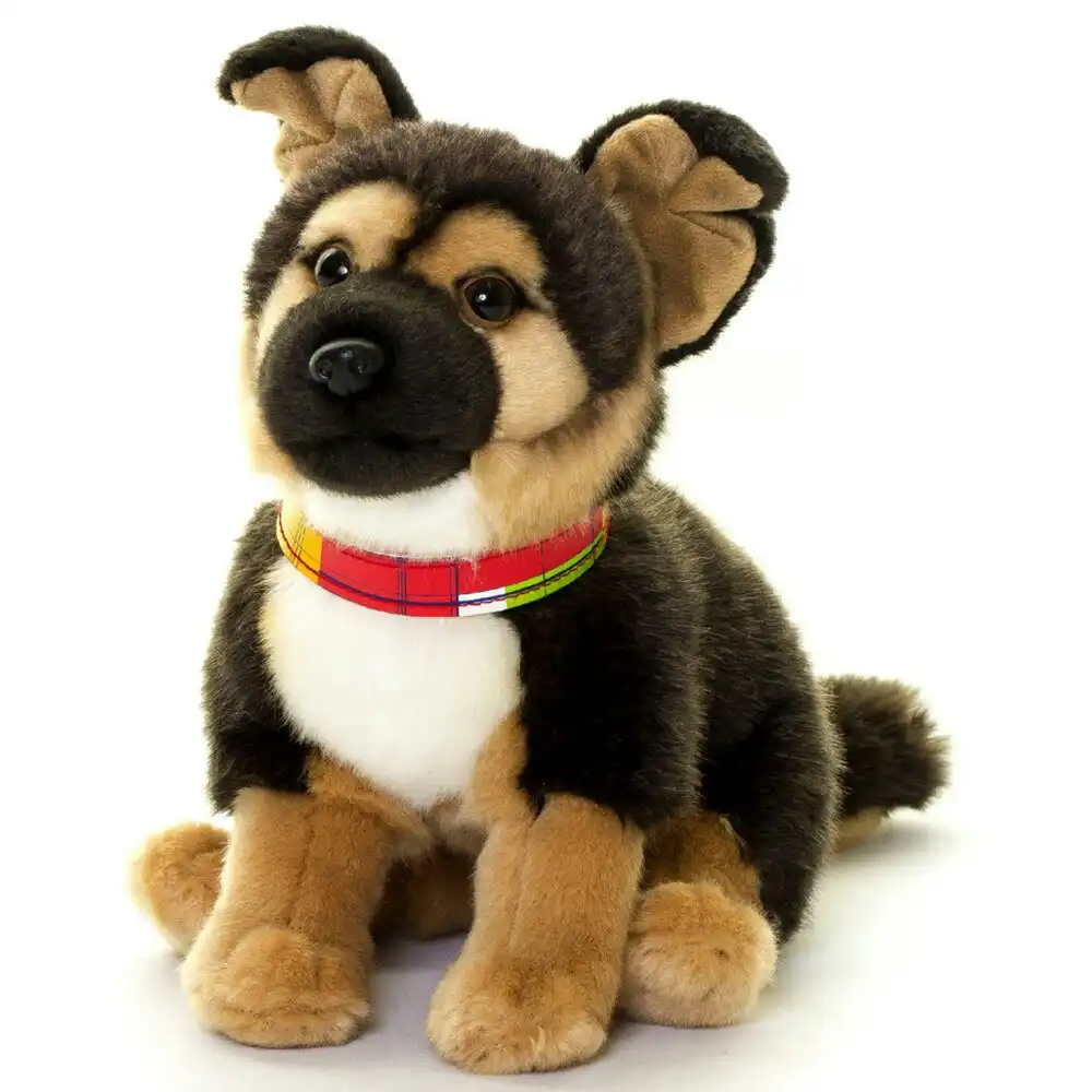 Living Nature Giant German Shepherd Puppy 24cm Dog Stuffed Toys Baby/Infant 0m+