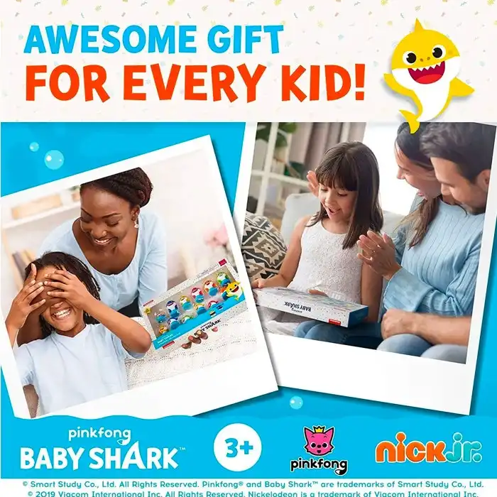 3x 5pc Baby Shark Stampers Kids/Children Stamp Arts/Crafts Fun Toy 3y+ Assorted
