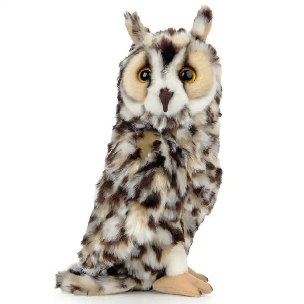 Living Nature Long Eared Owl 12cm Stuffed Plush Toys Baby/Infant/Children 0m+