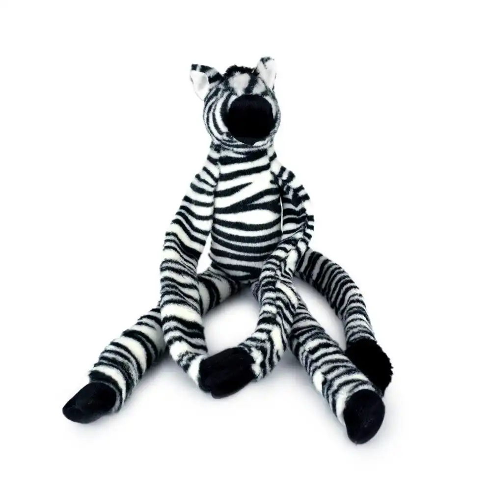 Korimco 68cm Hanging Zebra Kids/Children Animal Soft Plush Stuffed Toy Black 3y+