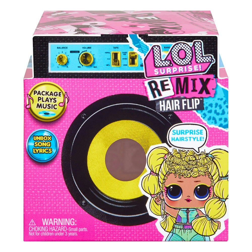 L.O.L Surprise Remix Musical Hairflip Tots Fashion Doll Toy Girls/Kids Assorted