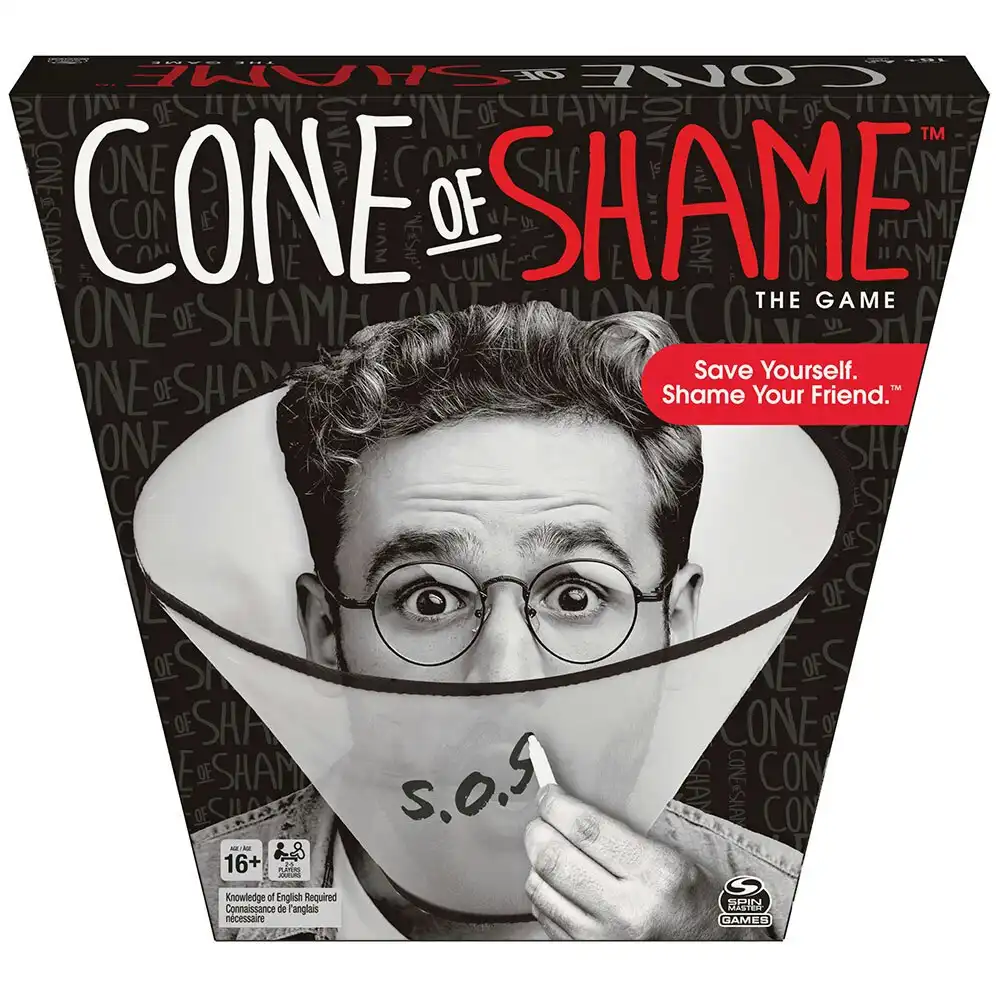 Cone Of Shame Board/Card Game For Shaming Friends Teen/Adult Play Set 16y+