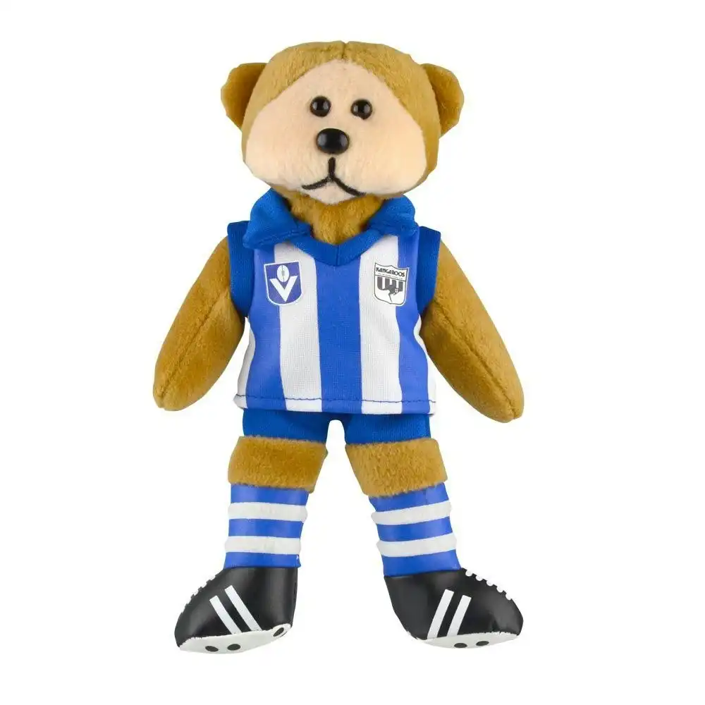 AFL Hrtg North Melbourne Kids 30cm Footy Team Soft Collectable Bear Toy 3y+