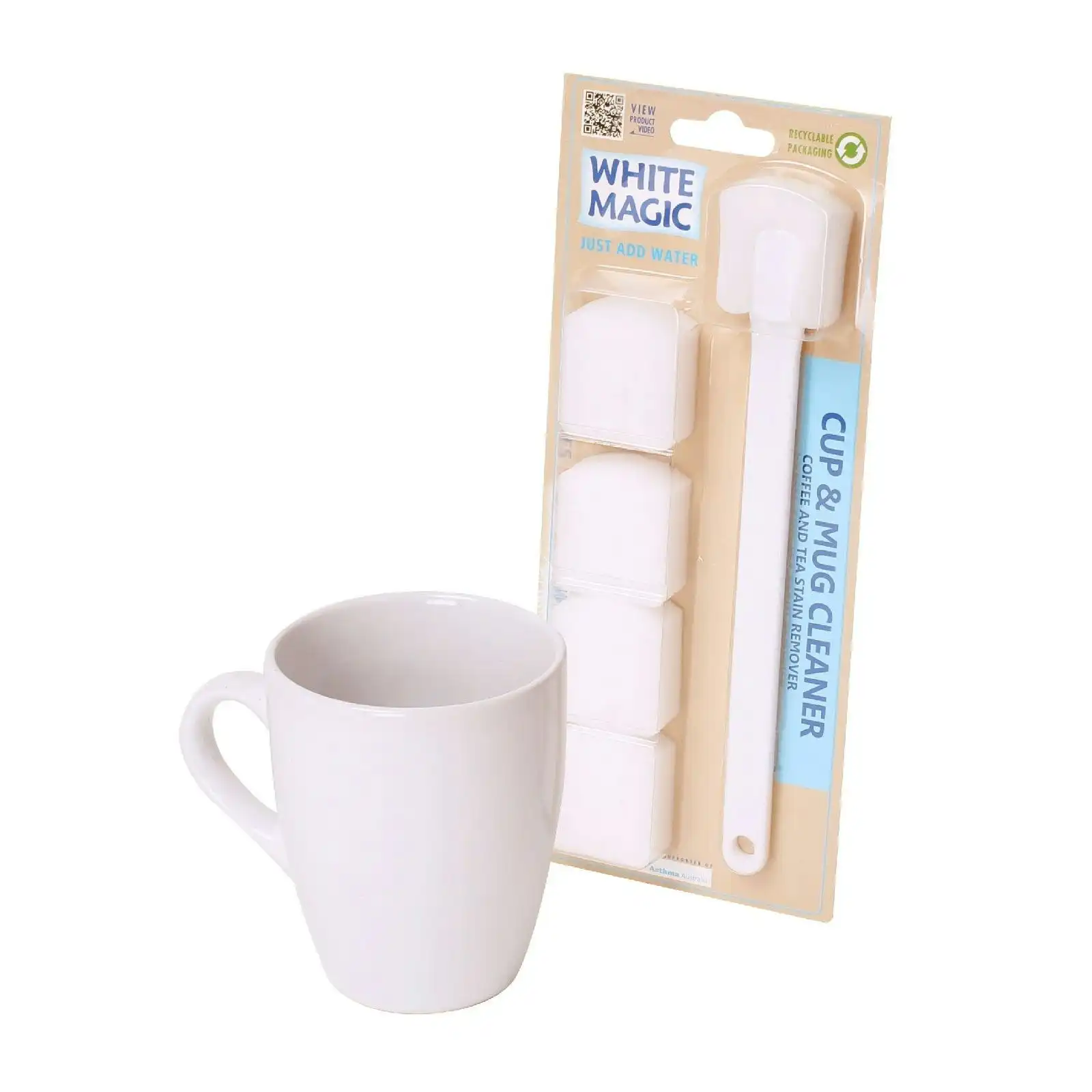 White Magic Cup And Mug Cleaner   5 Pads