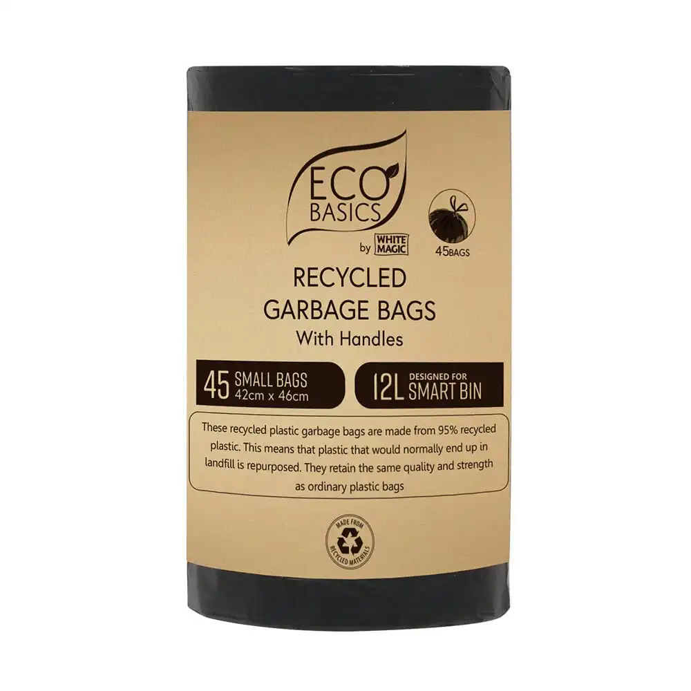 White Magic Eco Basics Biodegradable Garbage Bags   Small Pack 45