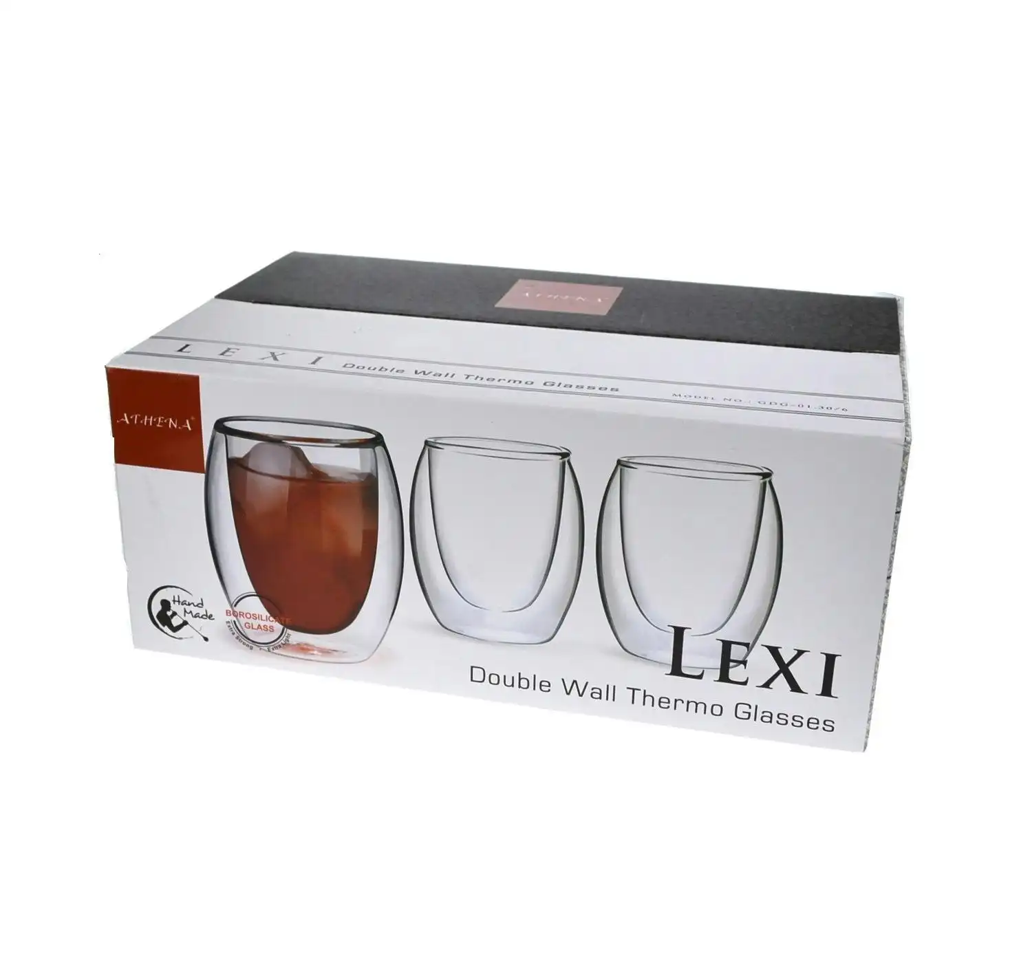 Lexi 100ml Dual Double Wall Espresso Cups   Set Of 6