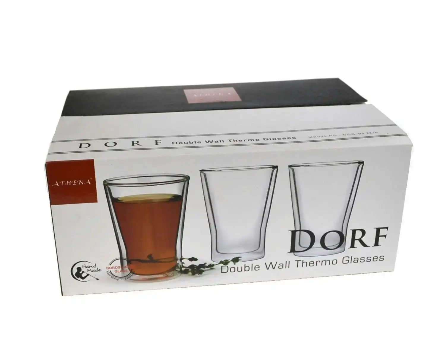 Dorf 100ml Double Wall Glass   Set Of 6