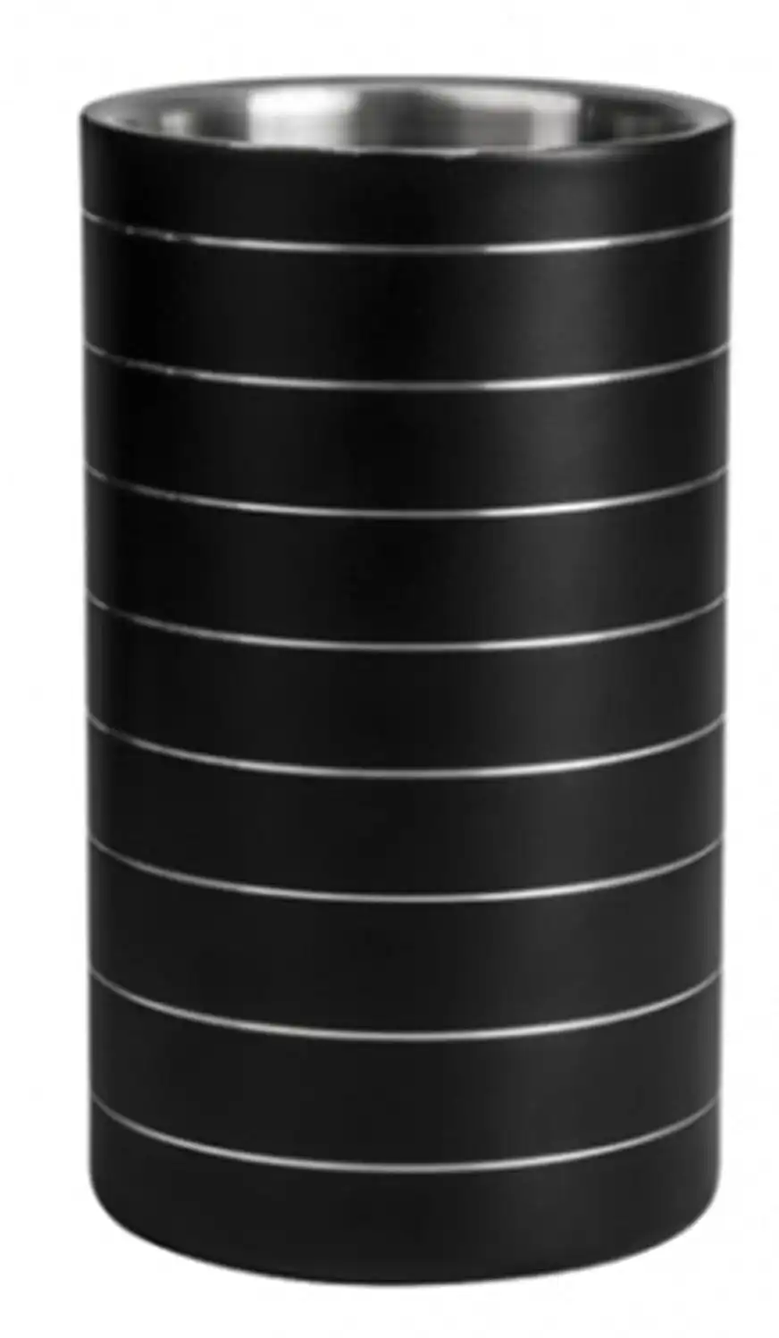 Stainless Steel Wine Cooler Insulated   Black