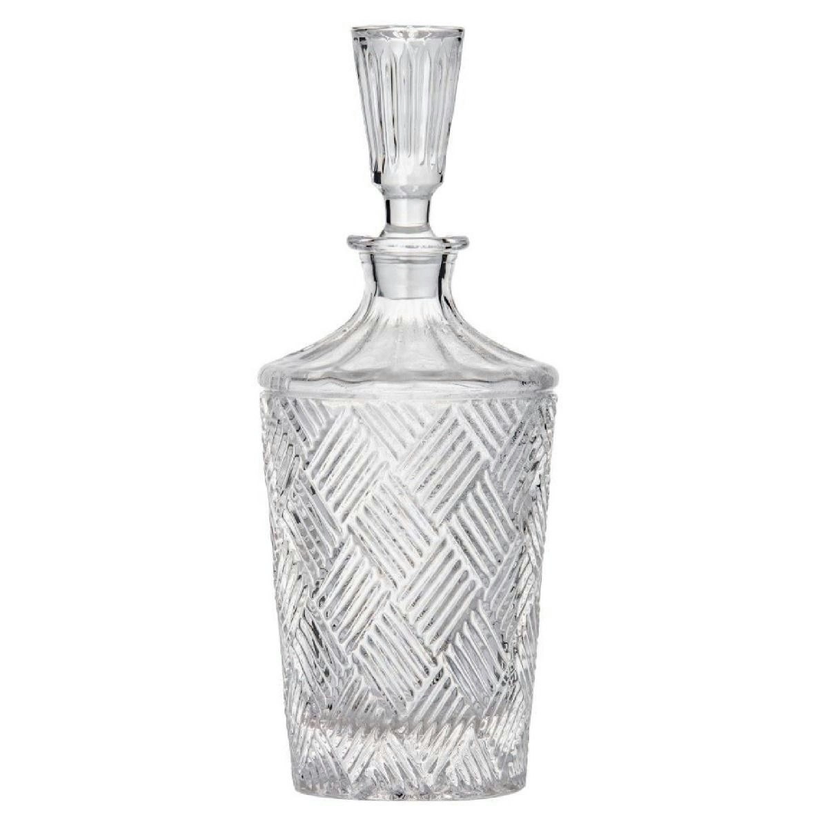 DAVIS AND WADDELL FINE FOODS GRANDE GLASS DECANTER 900ml