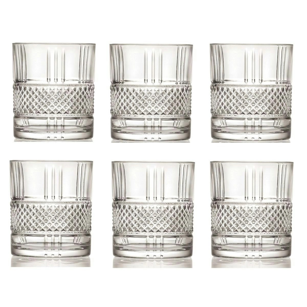 RCR BRILLANTE CRYSTAL LIQUOR GLASSES 337ml - SET OF 6