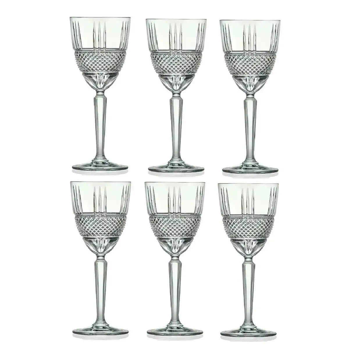 RCR BRILLIANTE RED WINE GLASSES 290ml - SET OF 6