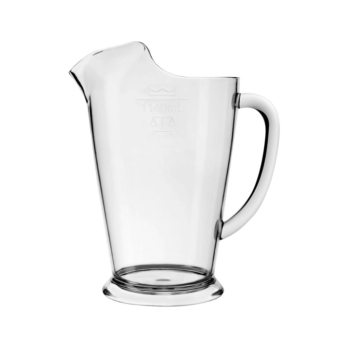 Crown POLYCARB JUG WITH ICE LIP 1140ml