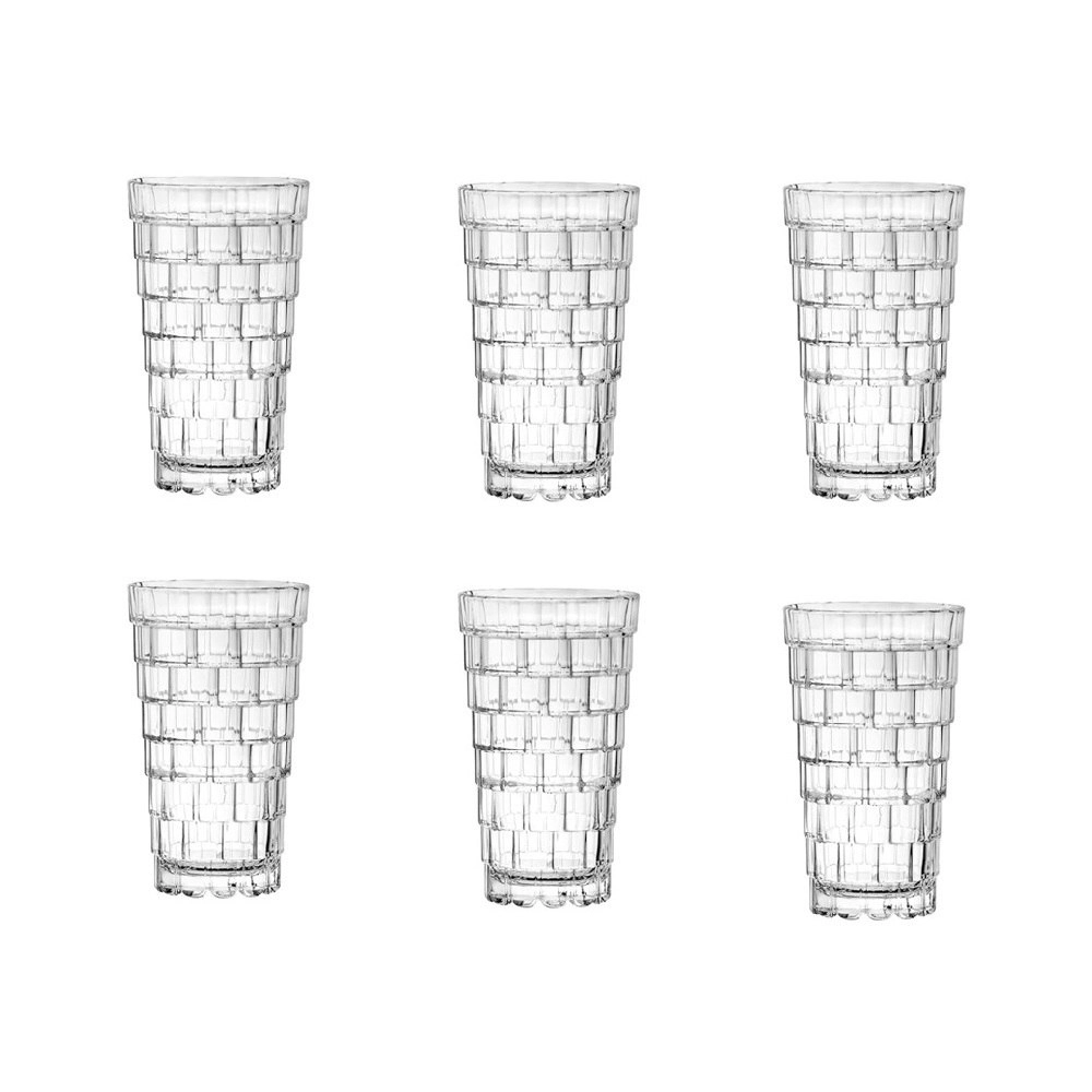 RCR STACK HIGHBALL TUMBLER 390ml - SET OF 6