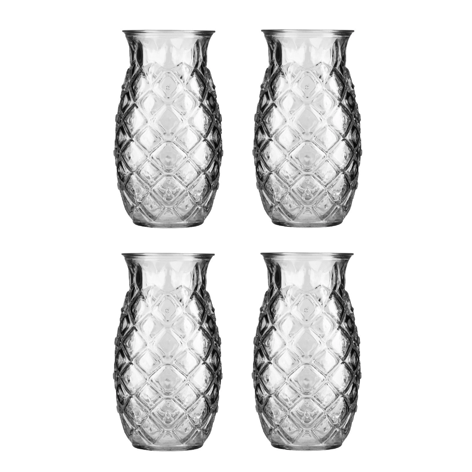 Libbey TIKI PINEAPPLE TUMBLER 505ml - Set of 4