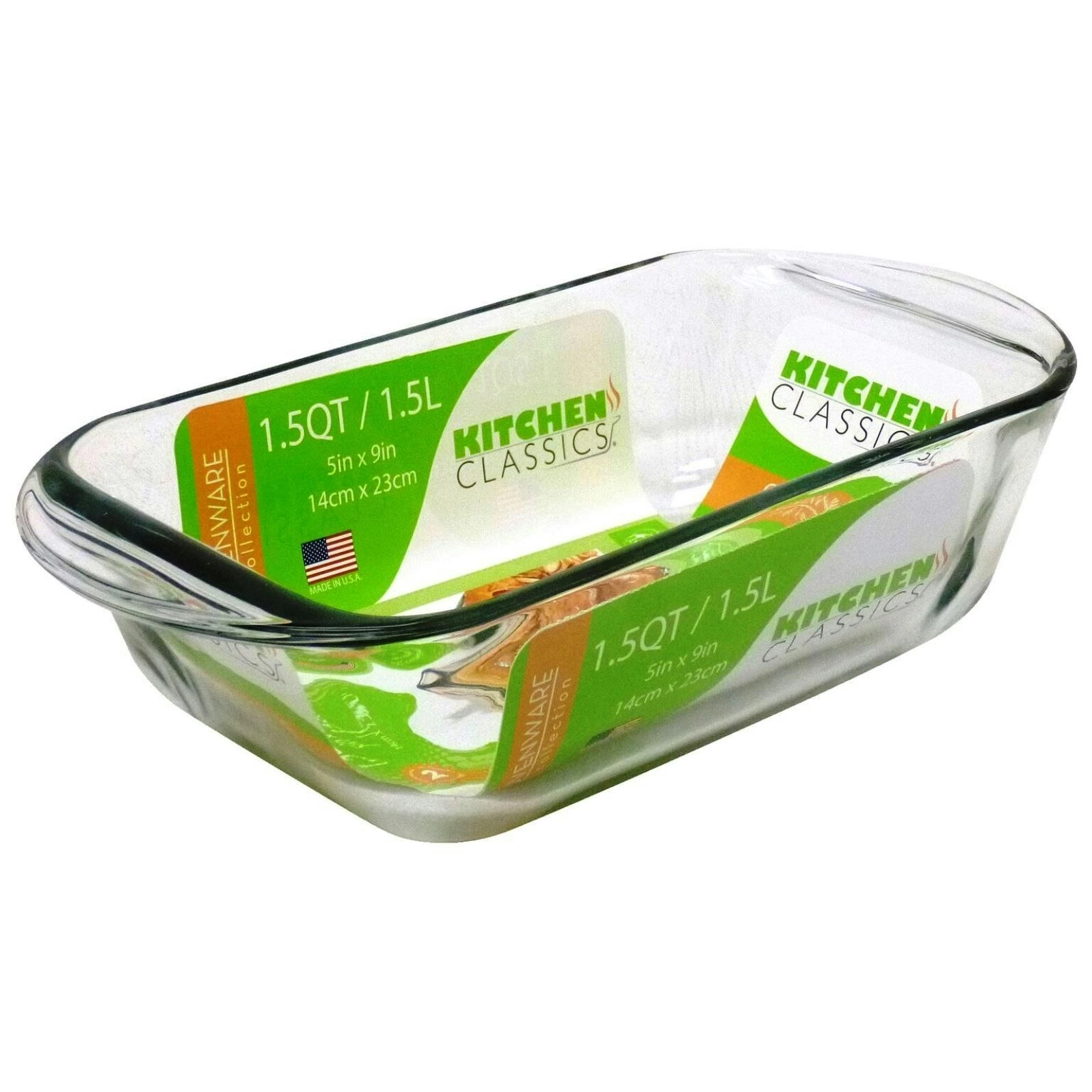 Kitchen Classics Glass Loaf Pan   1.5 Litre