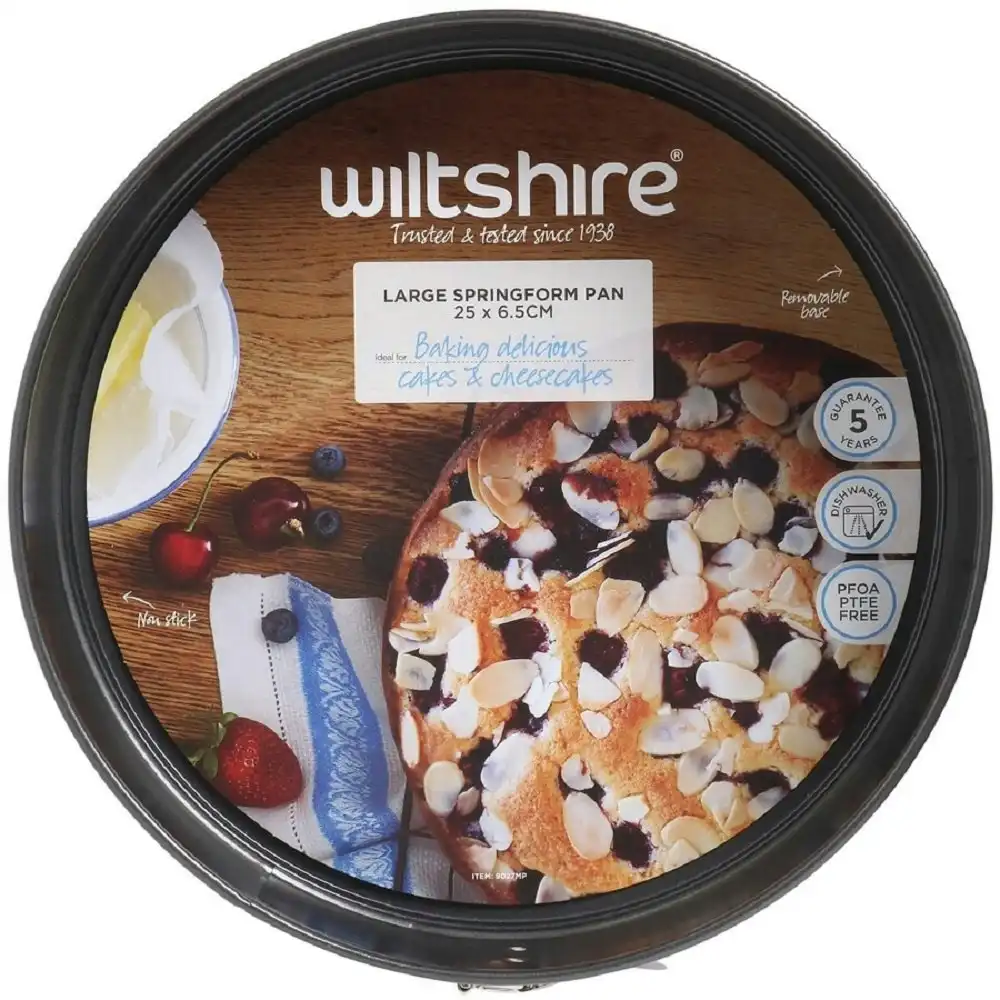 Wiltshire NON STICK 25cm LARGE SPRINGFORM CAKE TIN