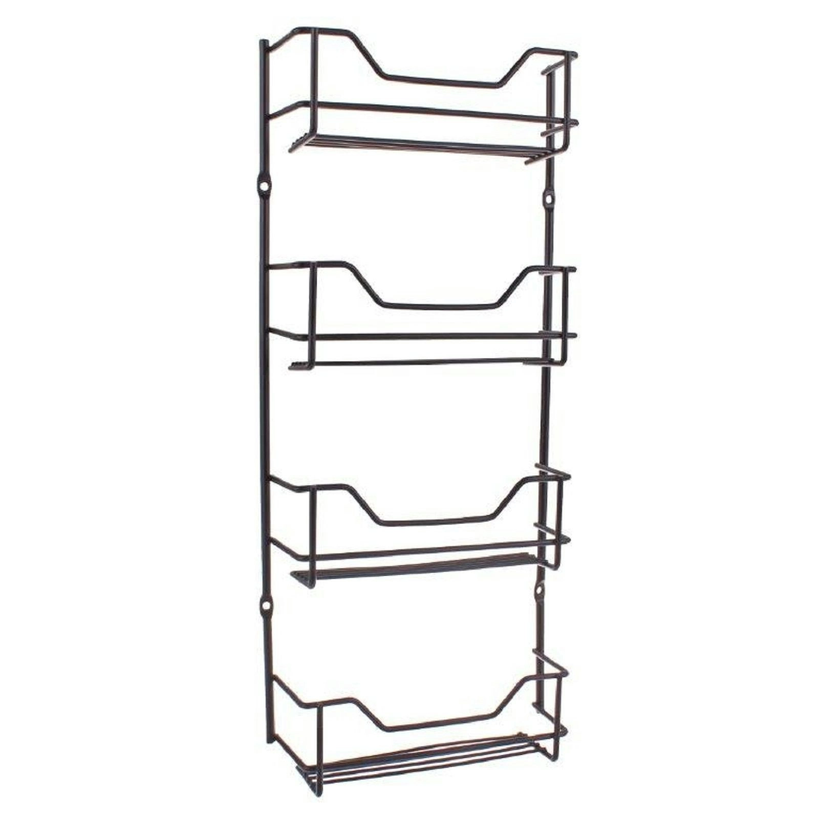 Entree 4 Tier Spice Rack   Black