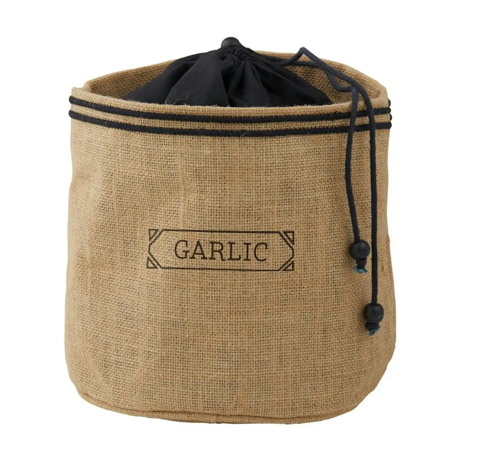 Pantry Hessian Preserving Bag   Garlic