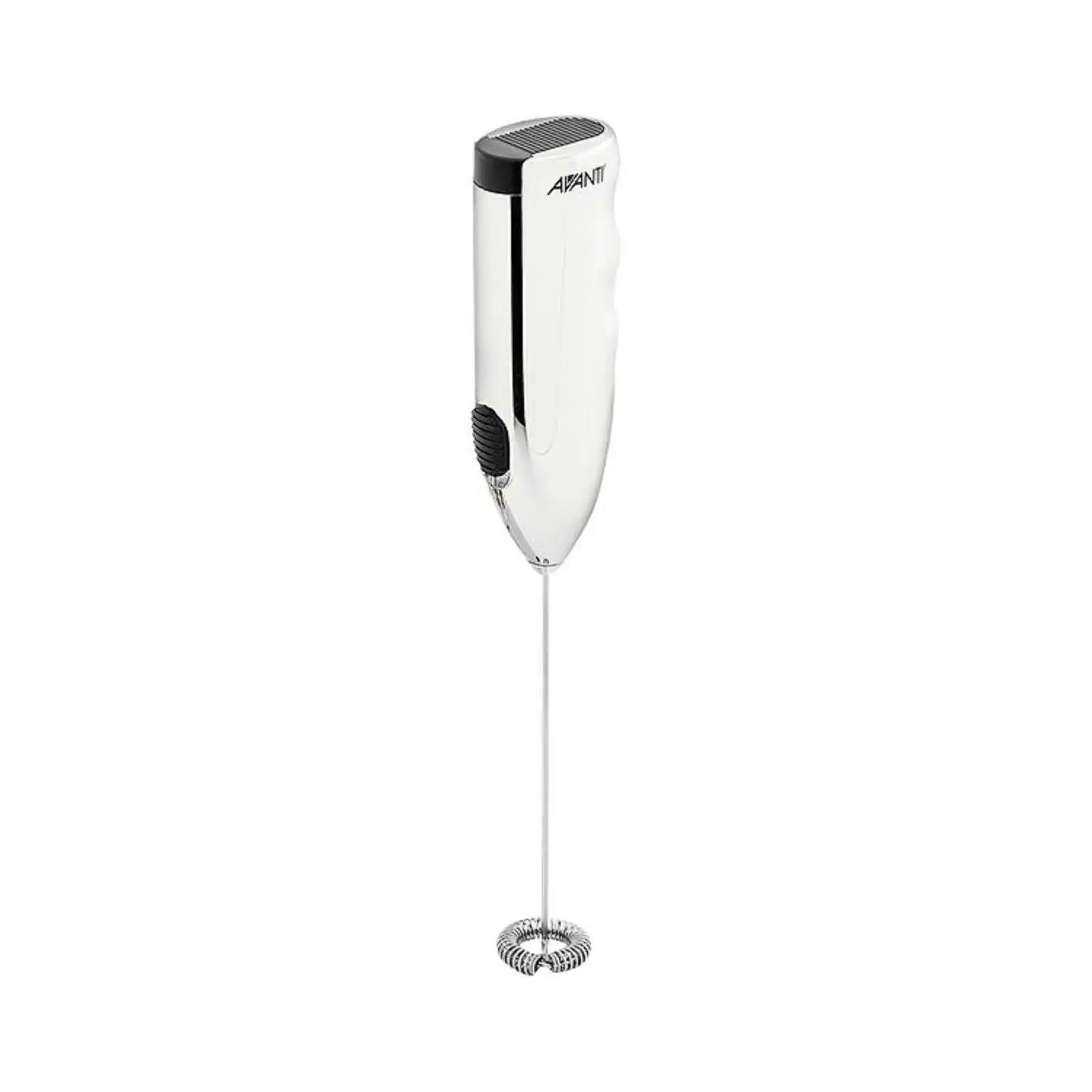 Avanti Little Whipper Milk Frother With Stand   Silver