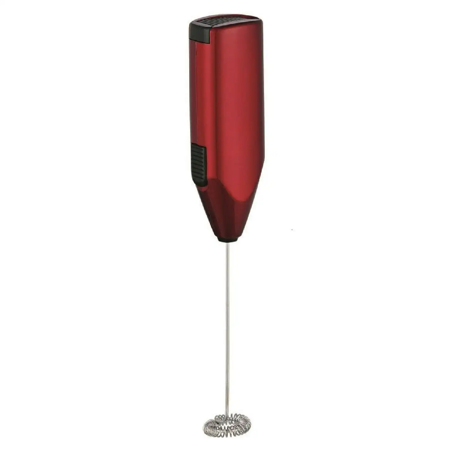 Avanti Little Whipper Milk Frother With Stand   Red
