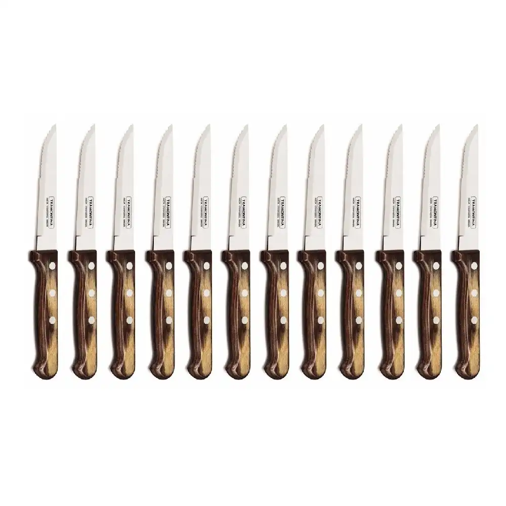Tramontina Churrasco Gaucho Steak Knife   Set 12