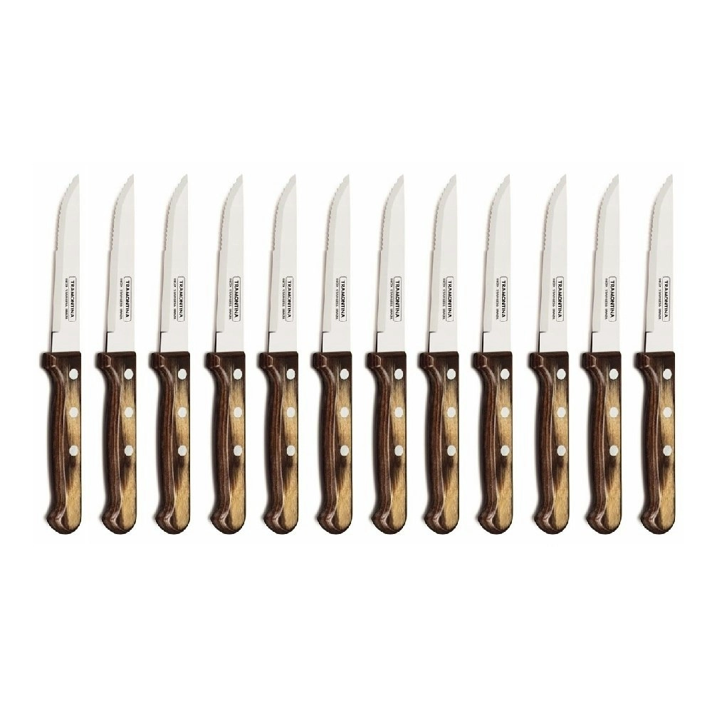 Tramontina Churrasco Gaucho Steak Knife   Set 12