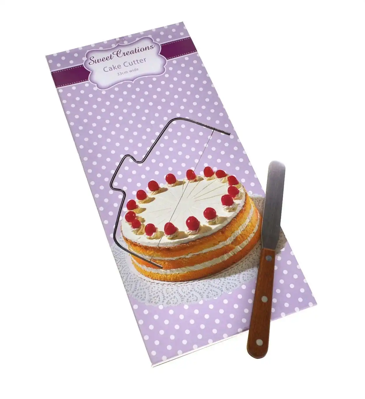 Cake Cutter And 11cm Flat Palette Knife