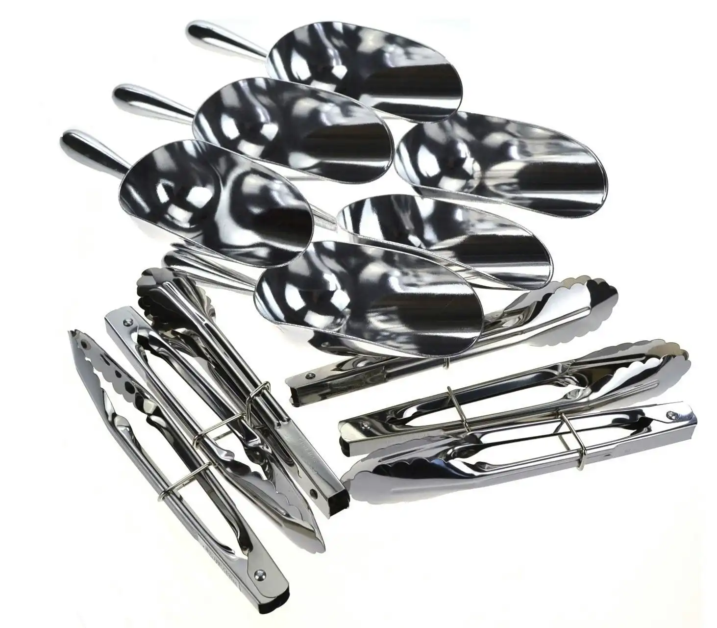 LOLLY BAR PACK 12 Pack - 6 Tongs & 6 Scoops