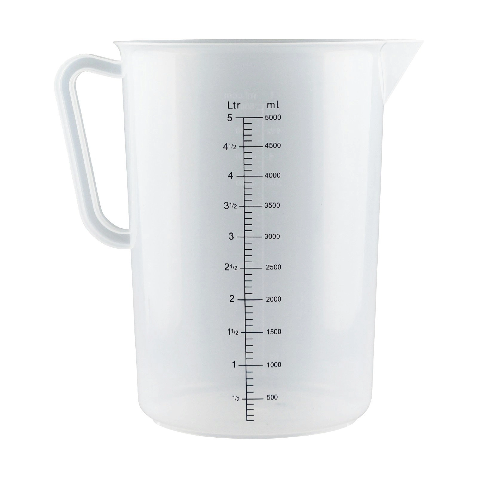 Plastic Polypropylene Measuring Jugs   5 Sizes